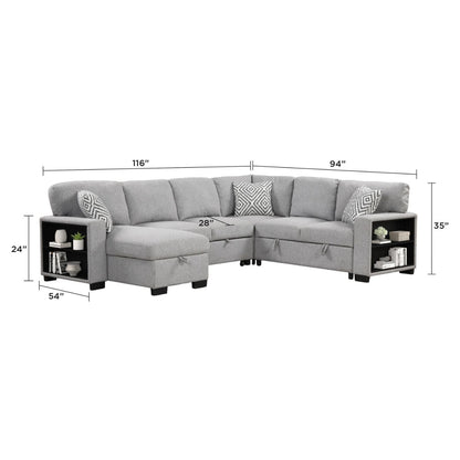 Cairo - Sectional With Pullout Sleeper