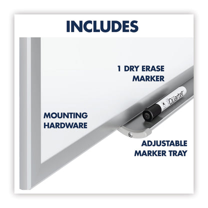 Quartet Classic Series Total Erase Dry Erase Board, 72 x 48, Silver Aluminum Frame