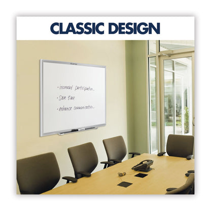 Quartet Classic Series Total Erase Dry Erase Board, 72 x 48, Silver Aluminum Frame