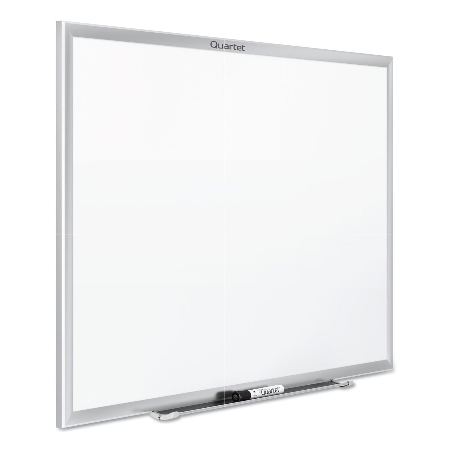 Quartet Classic Series Total Erase Dry Erase Board, 24 x 18, Silver Aluminum Frame