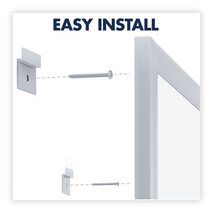 Quartet Classic Series Total Erase Dry Erase Board, 72 x 48, Silver Aluminum Frame