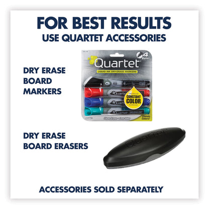 Quartet Classic Series Total Erase Dry Erase Board, 72 x 48, Oak Finish Frame