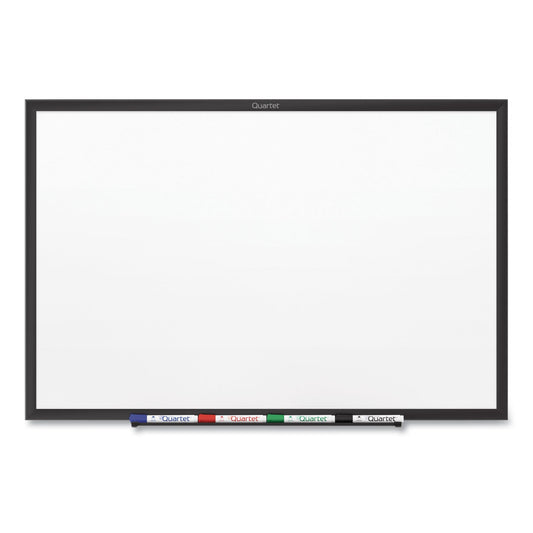 Quartet Classic Series Nano-Clean Dry Erase Board, 24 x 18, Black Aluminum Frame