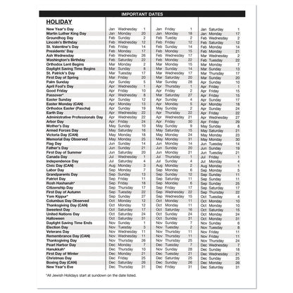 House of Doolittle Recycled Two Year Monthly Planner with Expense Logs, 8.75 x 6.88, Black Cover, 24-Month (Jan to Dec): 2023 to 2024