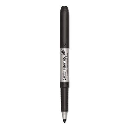 BIC Intensity Fine Tip Permanent Marker Xtra Value Pack, Fine Bullet Tip, Black, 200/Carton