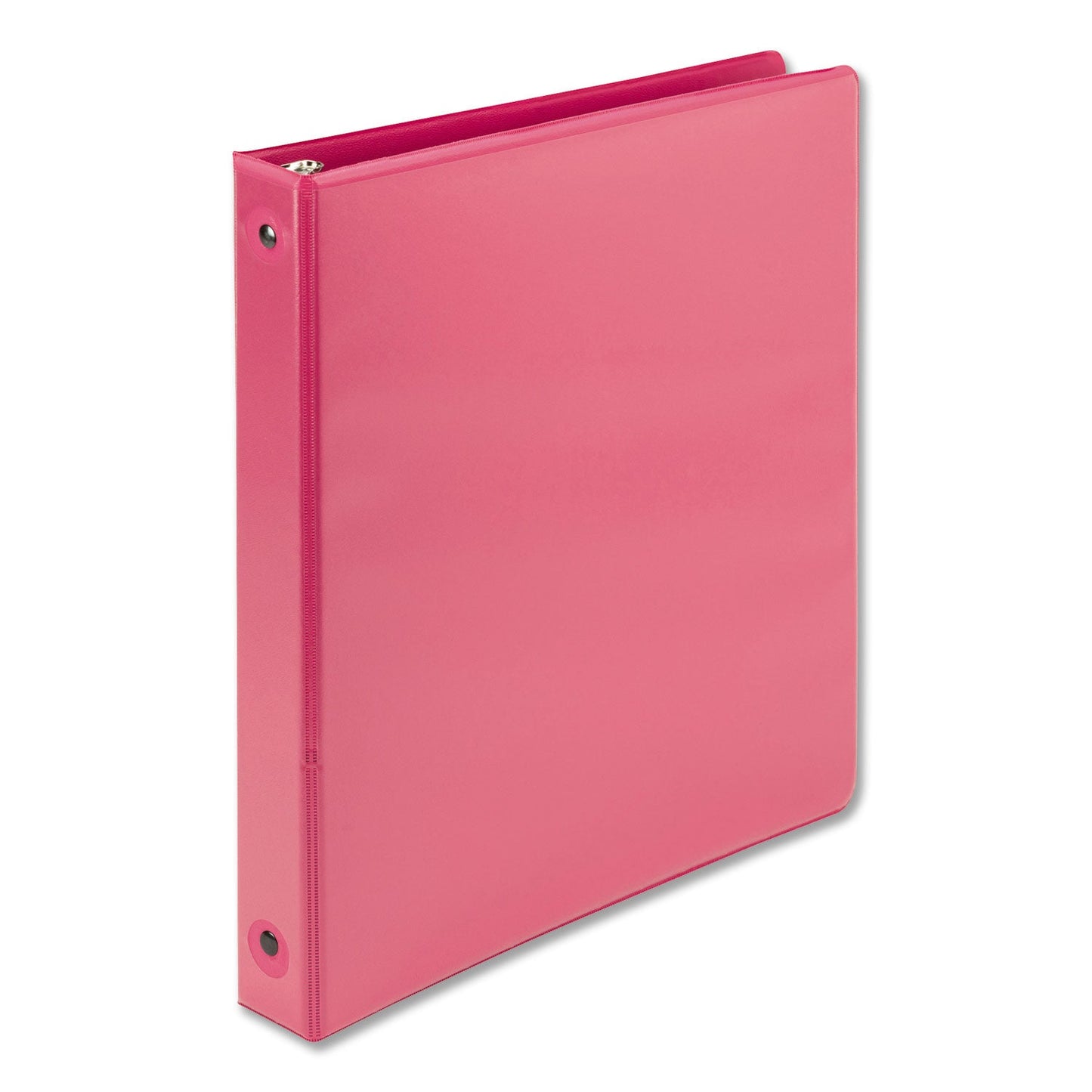 Samsill Earth's Choice Biobased Economy Round Ring View Binders, 3 Rings, 1" Capacity, 11 x 8.5, Berry