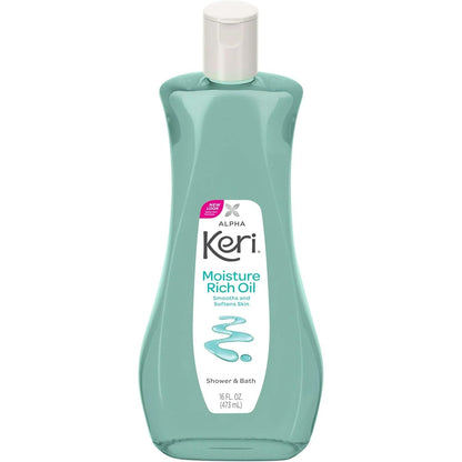 Alpha Keri Shower & Bath Moisture Rich Oil 16 oz