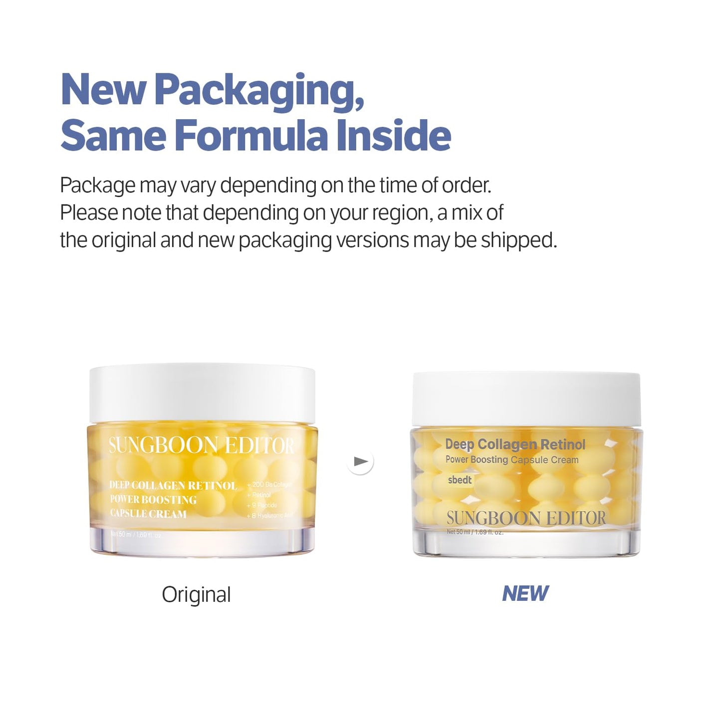 Sungboon Editor Deep Collagen Retinal Power Boosting Capsule Cream