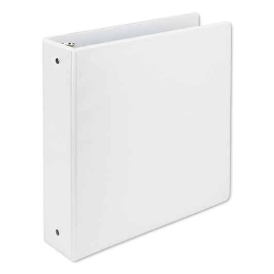 Samsill Earth's Choice Biobased Economy Round Ring View Binders, 3 Rings, 2" Capacity, 11 x 8.5, White