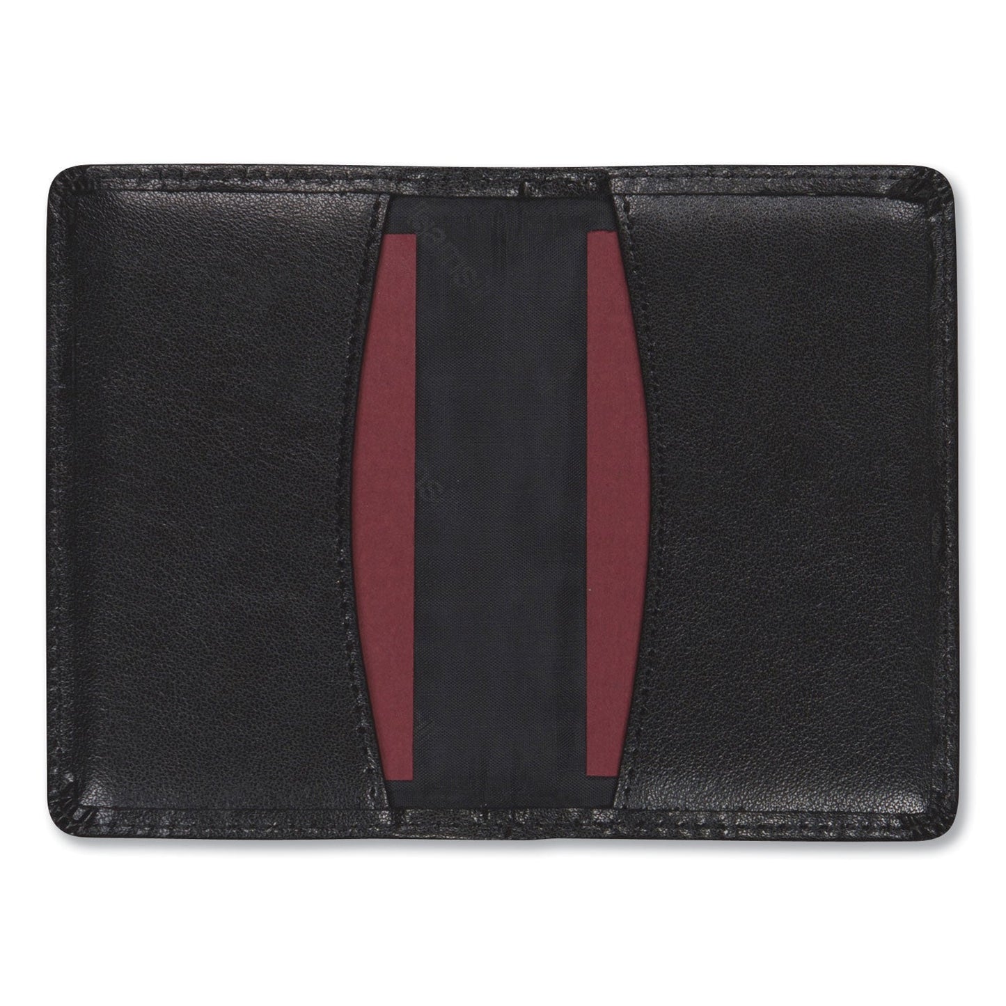 Samsill Regal Leather Business Card Wallet, Holds 25 2 x 3.5 Cards, 4.25 x 3, Black