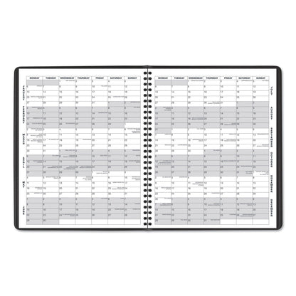 AT-A-GLANCE Monthly Planner, 11 x 9, Black Cover, 15-Month (Jan to Mar): 2023 to 2024