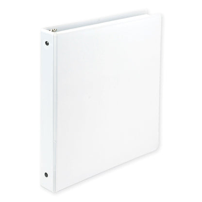 Samsill Earth's Choice Biobased Economy Round Ring View Binders, 3 Rings, 1" Capacity, 11 x 8.5, White