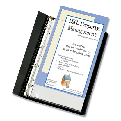 C-Line Heavyweight Poly Sheet Protectors, Clear, 2", 14 x 8.5, 50/Box