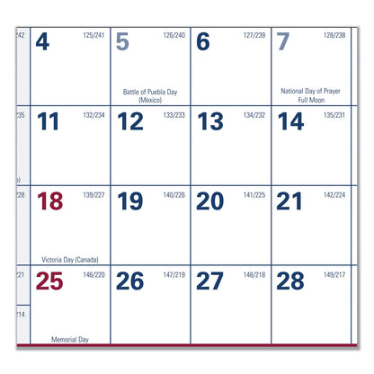 AT-A-GLANCE Erasable Vertical/Horizontal Wall Planner, 32 x 48, White/Blue/Red Sheets, 12-Month (Jan to Dec): 2023