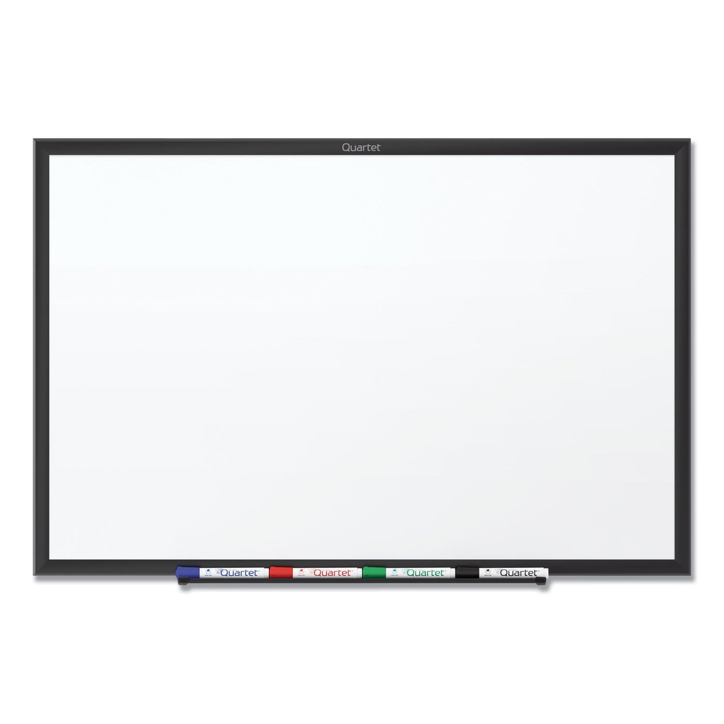 Quartet Classic Series Total Erase Dry Erase Board, 36 x 24, White Surface, Black Frame