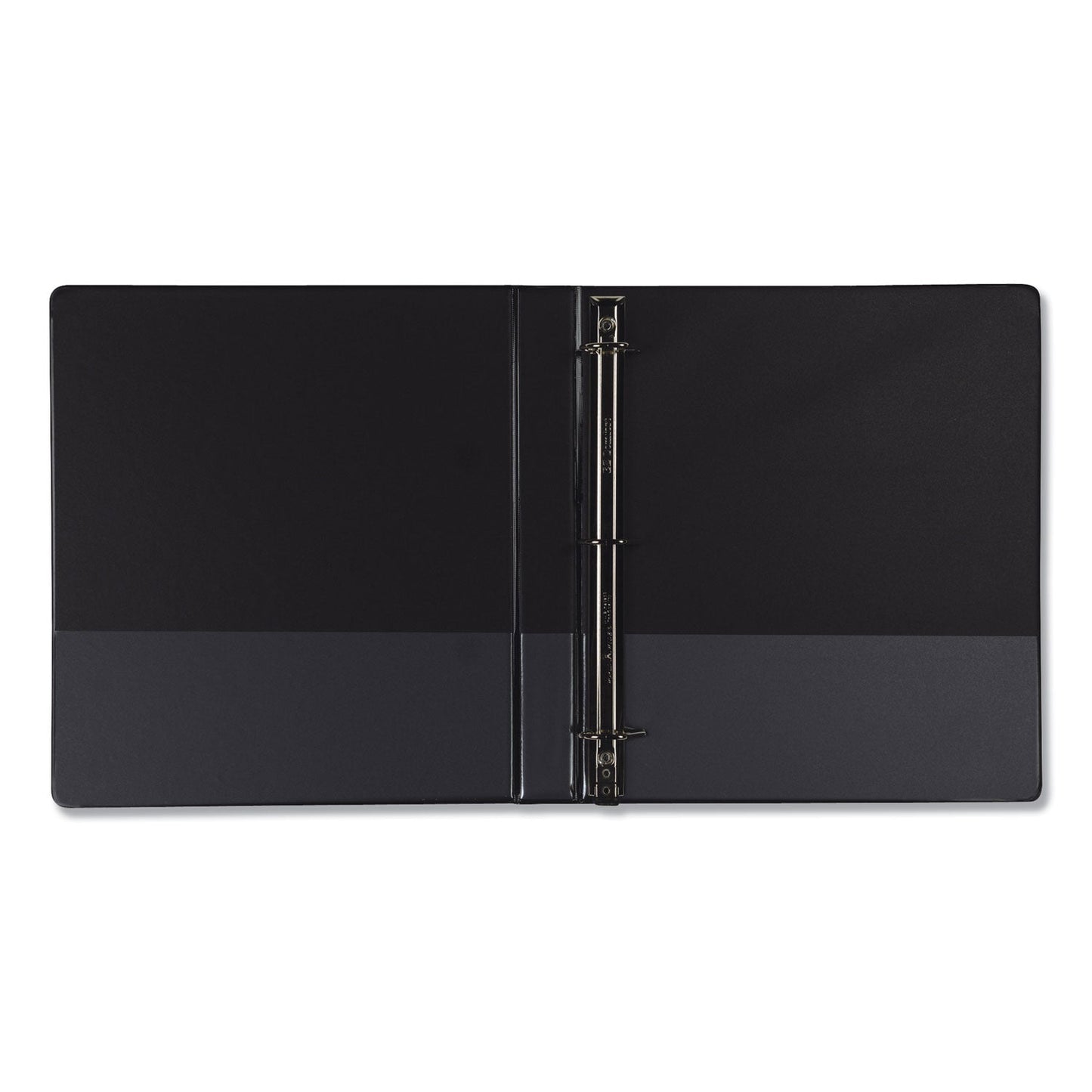 Samsill Earth's Choice Biobased Locking D-Ring Reference Binder, 3 Rings, 1" Capacity, 11 x 8.5, Black