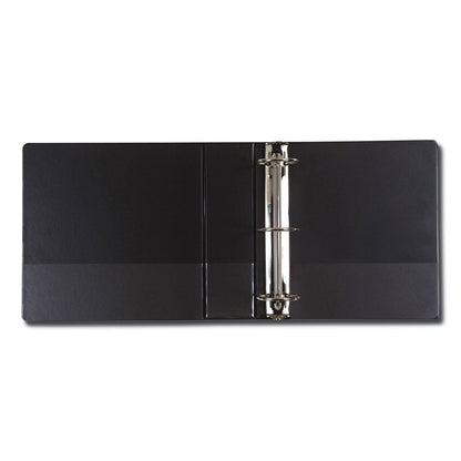 Samsill Earth's Choice Round Ring Reference Binder, 3 Rings, 3" Capacity, 11 x 8.5, Black