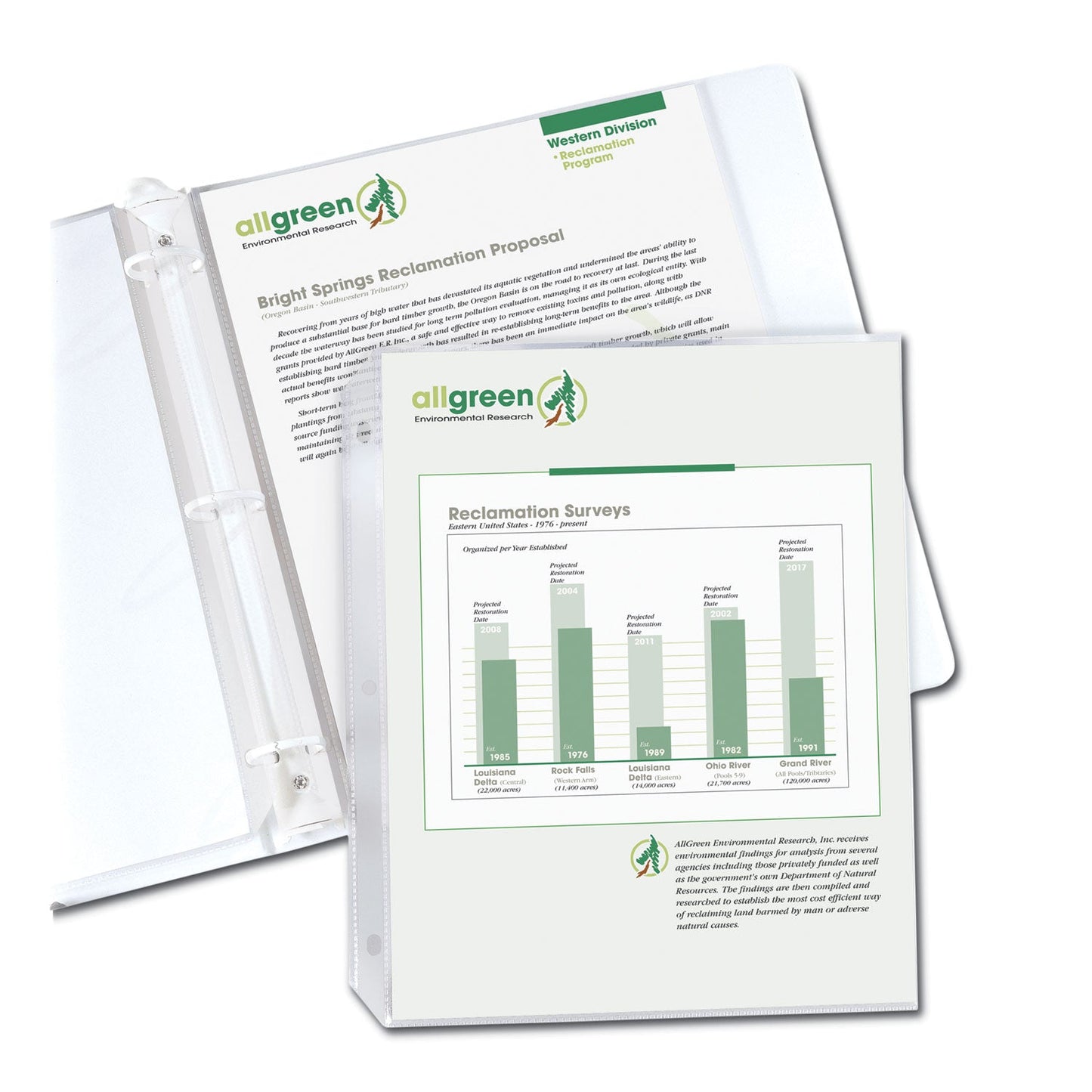 C-Line Recycled Polypropylene Sheet Protectors, Reduced Glare, 2", 11 x 8.5, 100/Box