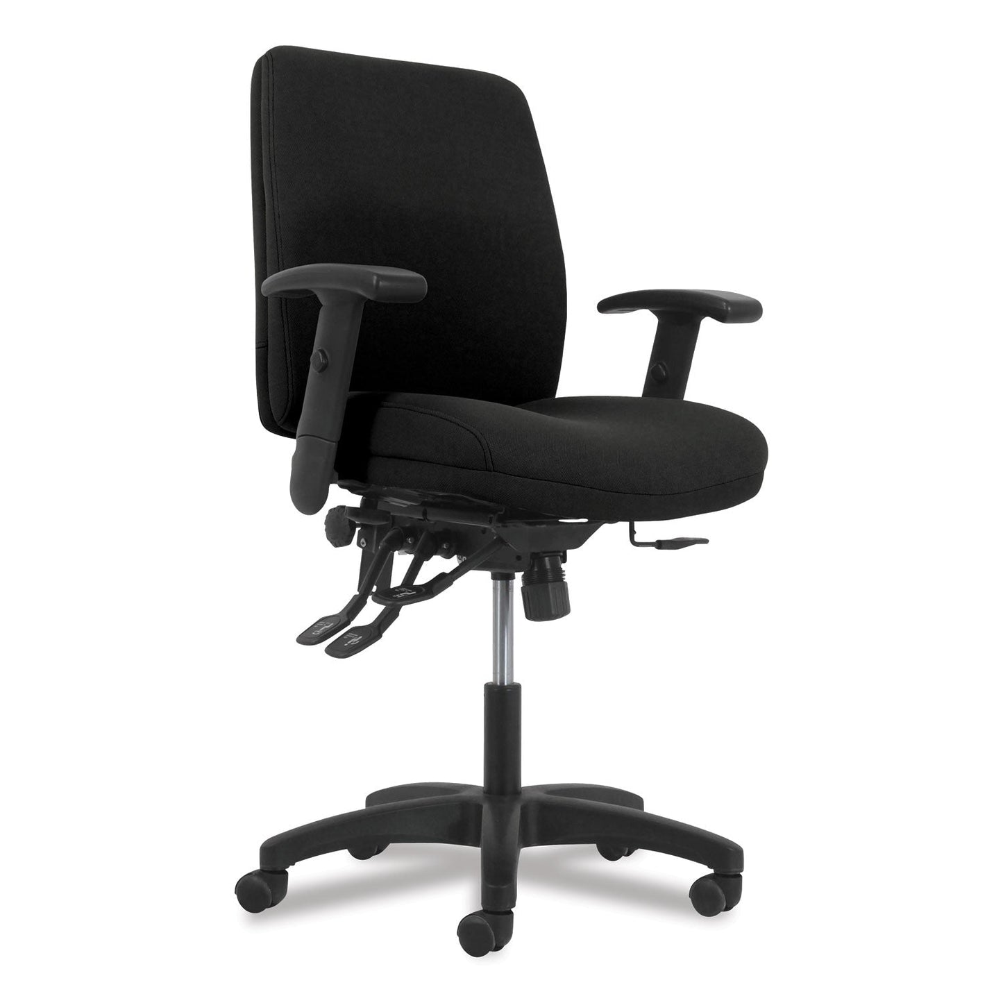 HON Network Mid-Back Task Chair, Supports Up to 250 lb, 18.3" to 22.8" Seat Height, Black