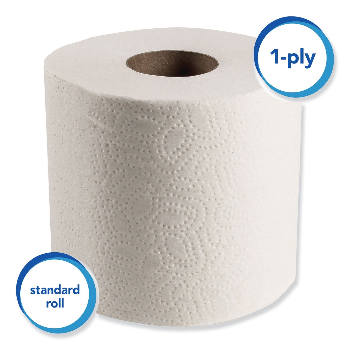 Scott Essential Standard Roll Bathroom Tissue for Business, Septic Safe, 1-Ply, White, 1,210 Sheets/Roll, 80 Rolls/Carton