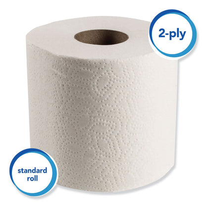 Scott Essential Standard Roll Bathroom Tissue for Business, Septic Safe, 2-Ply, White, 550 Sheets/Roll