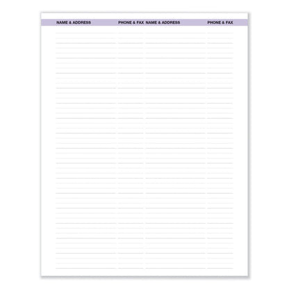 House of Doolittle Recycled Wild Flower Weekly/Monthly Planner, Wild Flowers Artwork, 9 x 7, Gray/White/Purple Cover, 12-Month (Jan-Dec): 2023