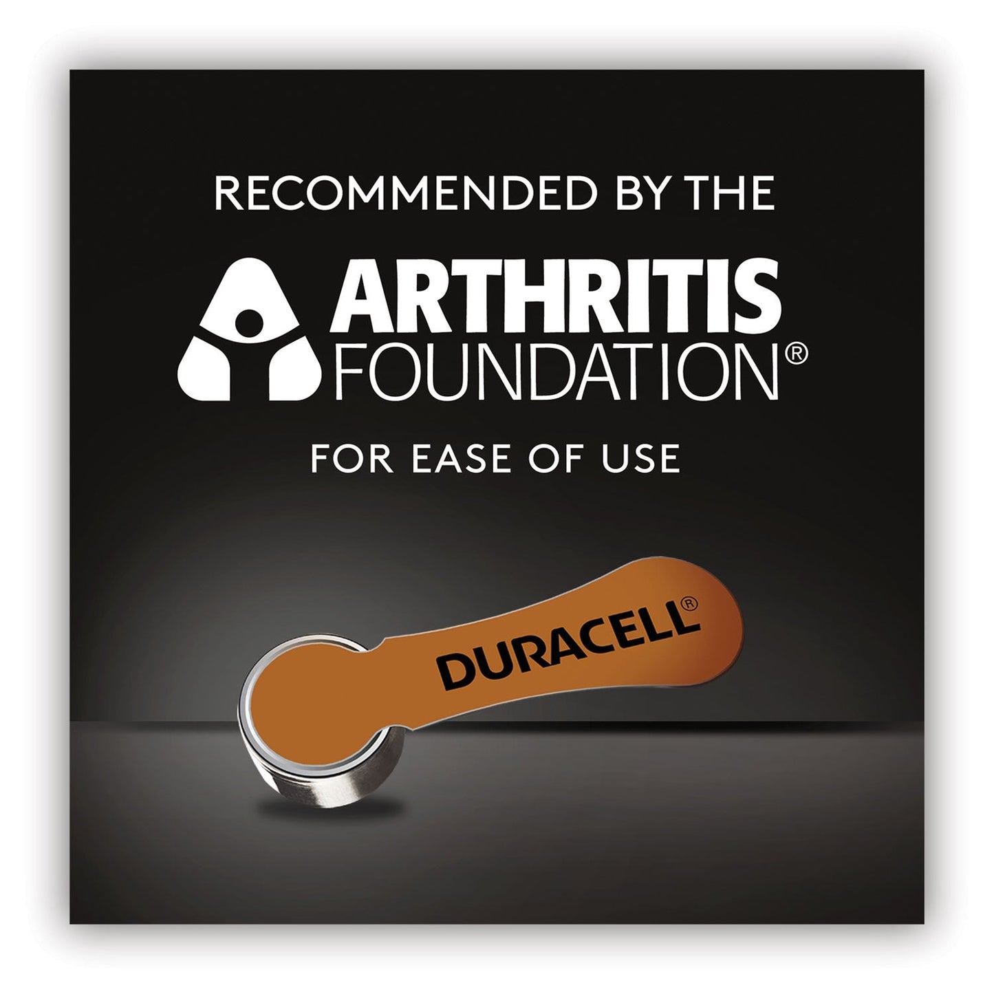 Duracell Hearing Aid Battery, #10, 8/Pack