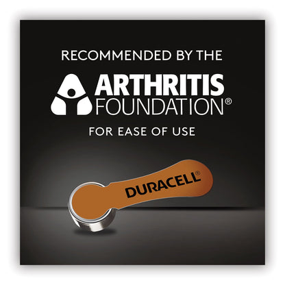 Duracell Hearing Aid Battery, #13, 8/Pack