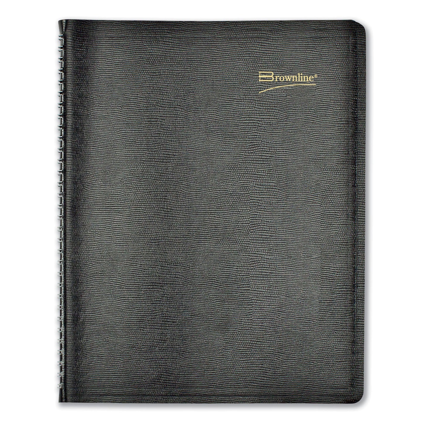 Brownline Essential Collection Weekly Appointment Book in Columnar Format, 11 x 8.5, Black Cover, 12-Month (Jan to Dec): 2023
