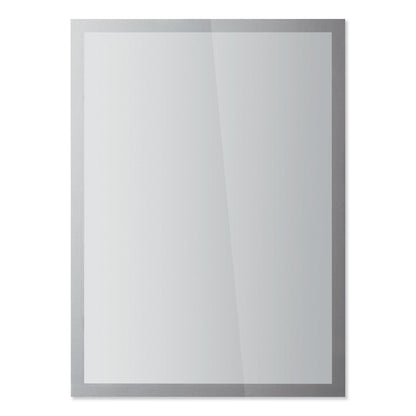 Durable DURAFRAME SUN Sign Holder, 11 x 17, Silver Frame, 2/Pack