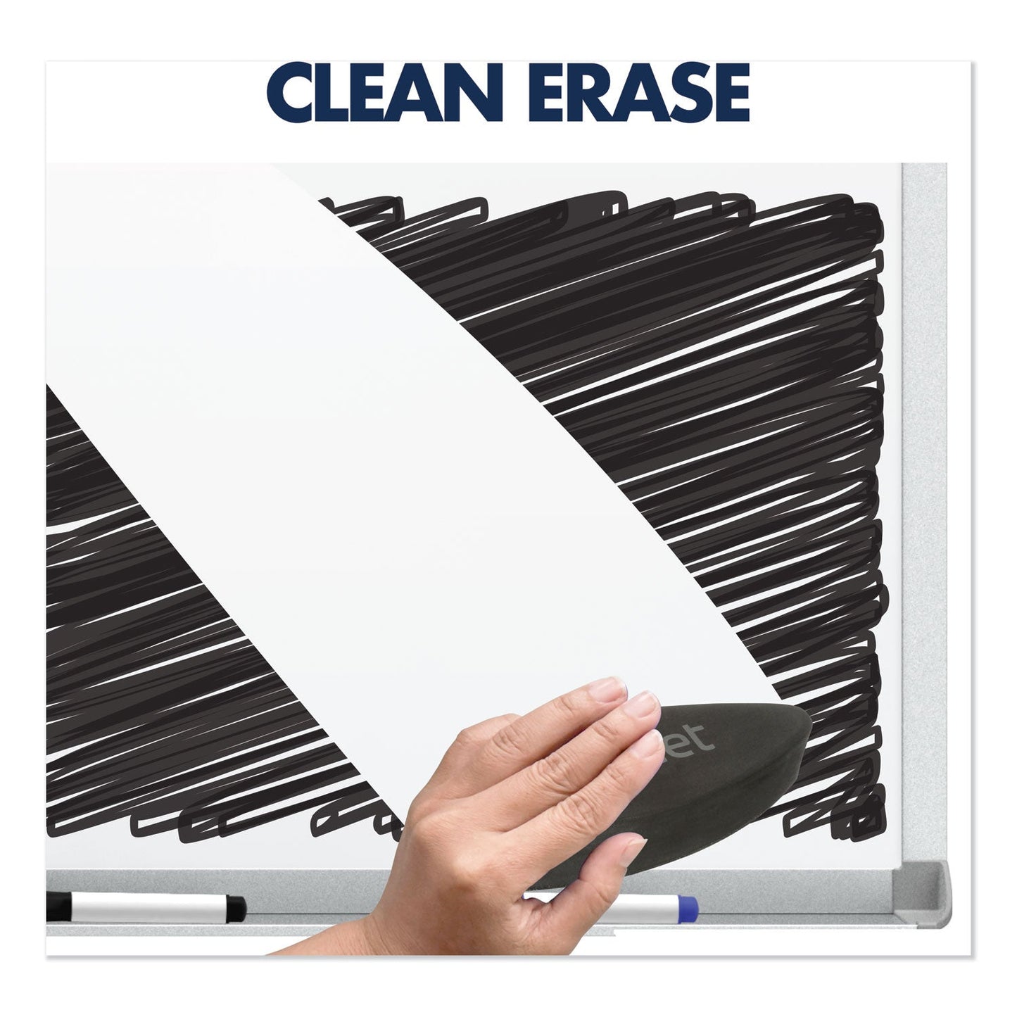 Quartet Porcelain Magnetic Whiteboard, 72 x 48, Aluminum Frame