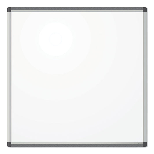 U Brands PINIT Magnetic Dry Erase Board, 36 x 36, White