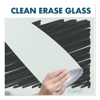 Quartet Infinity Magnetic Glass Dry Erase Cubicle Board, 18 x 30, White