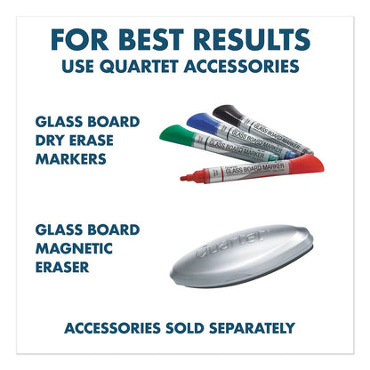 Quartet Infinity Magnetic Glass Dry Erase Cubicle Board, 18 x 30, White