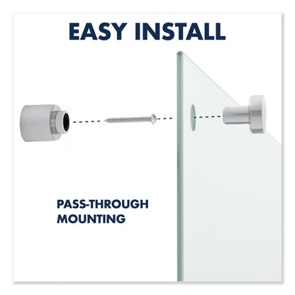 Quartet Infinity Magnetic Glass Marker Board, 72 x 48, White