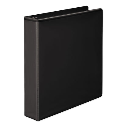 Wilson Jones Heavy-Duty D-Ring View Binder with Extra-Durable Hinge, 3 Rings, 1.5" Capacity, 11 x 8.5, Black