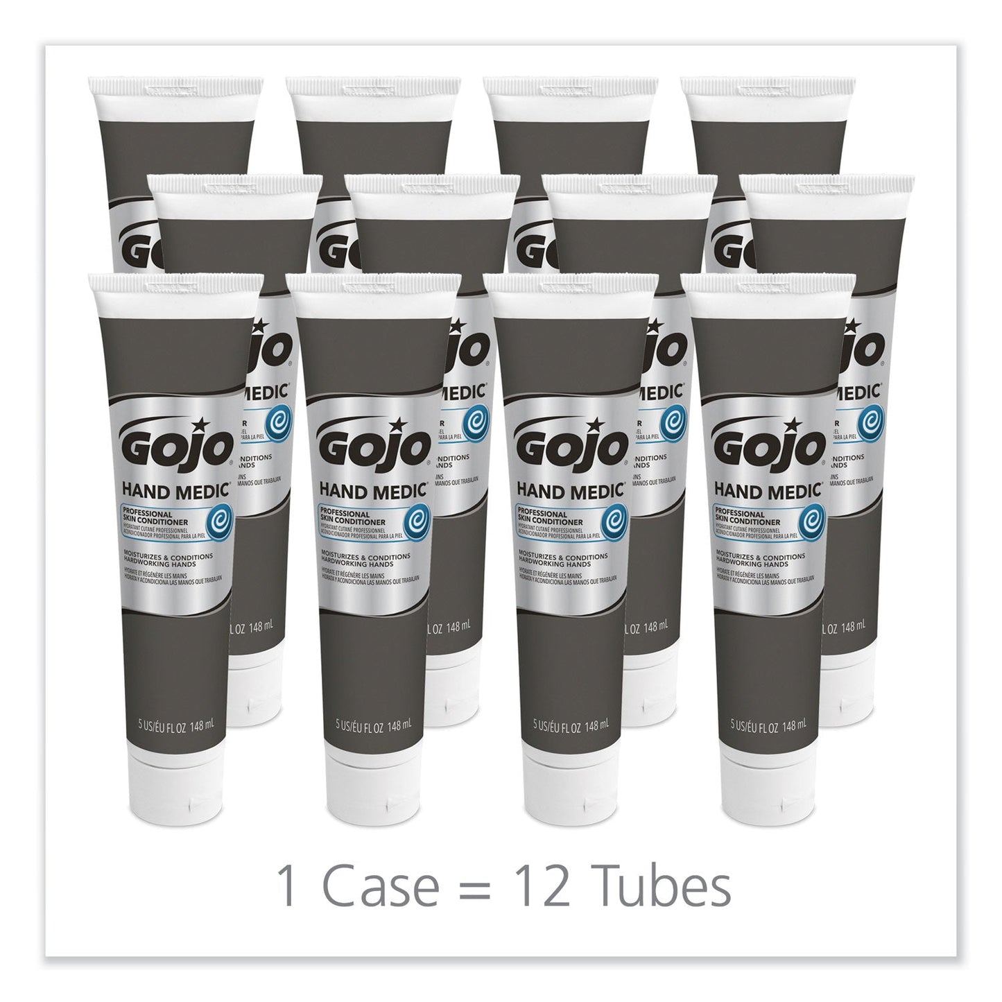 GOJO HAND MEDIC Professional Skin Conditioner, 5 oz Tube, 12/Carton
