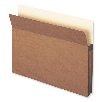 Smead Redrope Drop Front File Pockets, 1.75" Expansion, Letter Size, Redrope, 50/Box