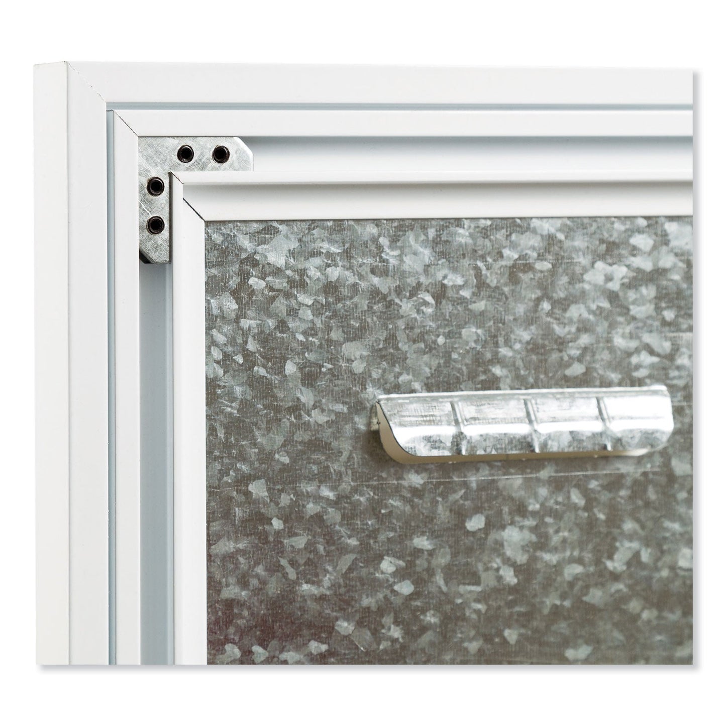 U Brands 3N1 Magnetic Glass Dry Erase Combo Board, 35 x 14.25, Week View, White Surface and Frame