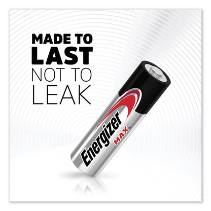 Energizer MAX Alkaline AA Batteries, 1.5 V, 4/Pack