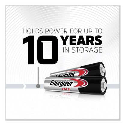 Energizer MAX Alkaline AAA Batteries, 1.5 V, 12/Pack