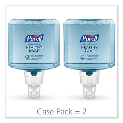 PURELL CLEAN RELEASE Technology (CRT) HEALTHY SOAP High Performance Foam, For ES8 Dispensers, Fragrance-Free, 1,200 mL, 2/Carton