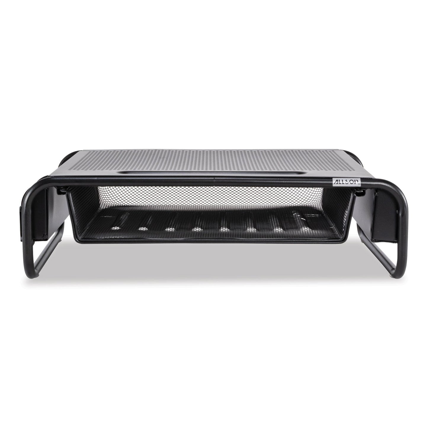 Allsop Metal Art Organizer 5 Monitor, 18" x 11.8" x 5.1", Black, Supports 30 lbs