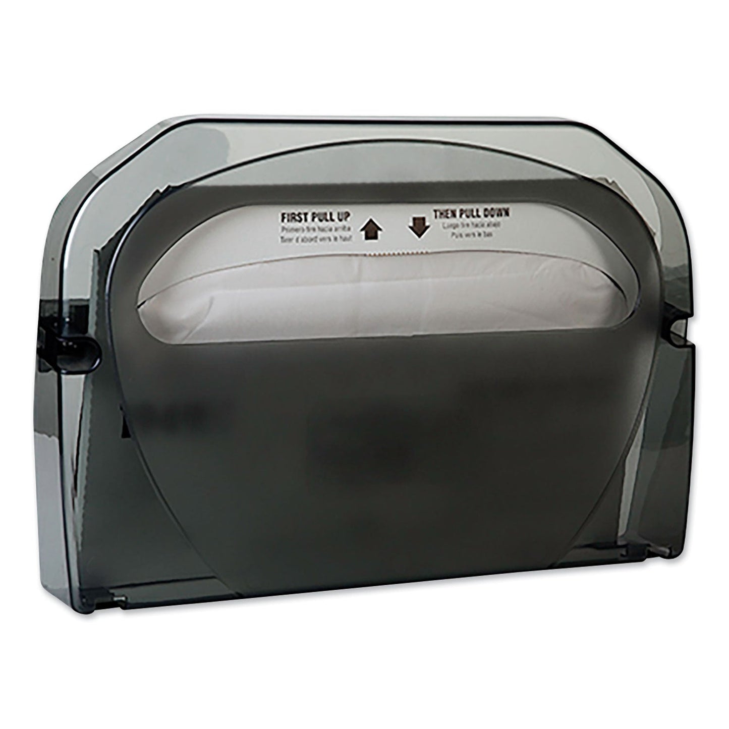 Tork Toilet Seat Cover Dispenser, 16 x 3.13 x 11.5, Smoke, 12/Carton