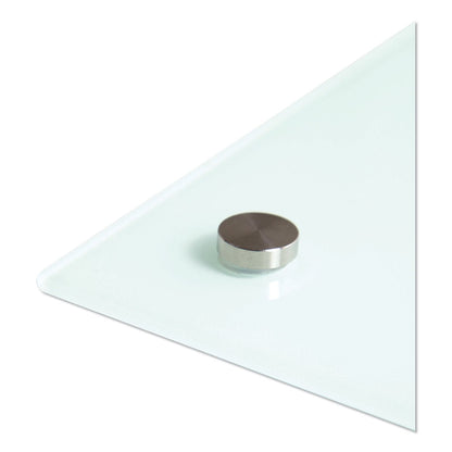 U Brands Magnetic Glass Dry Erase Board Value Pack, 48 x 36, White