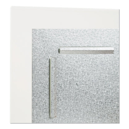 U Brands Floating Glass Dry Erase Undated One Month Calendar, 36 x 36, White