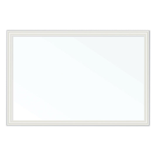 U Brands Magnetic Dry Erase Board with Decor Frame, 30 x 20, White Surface and Frame