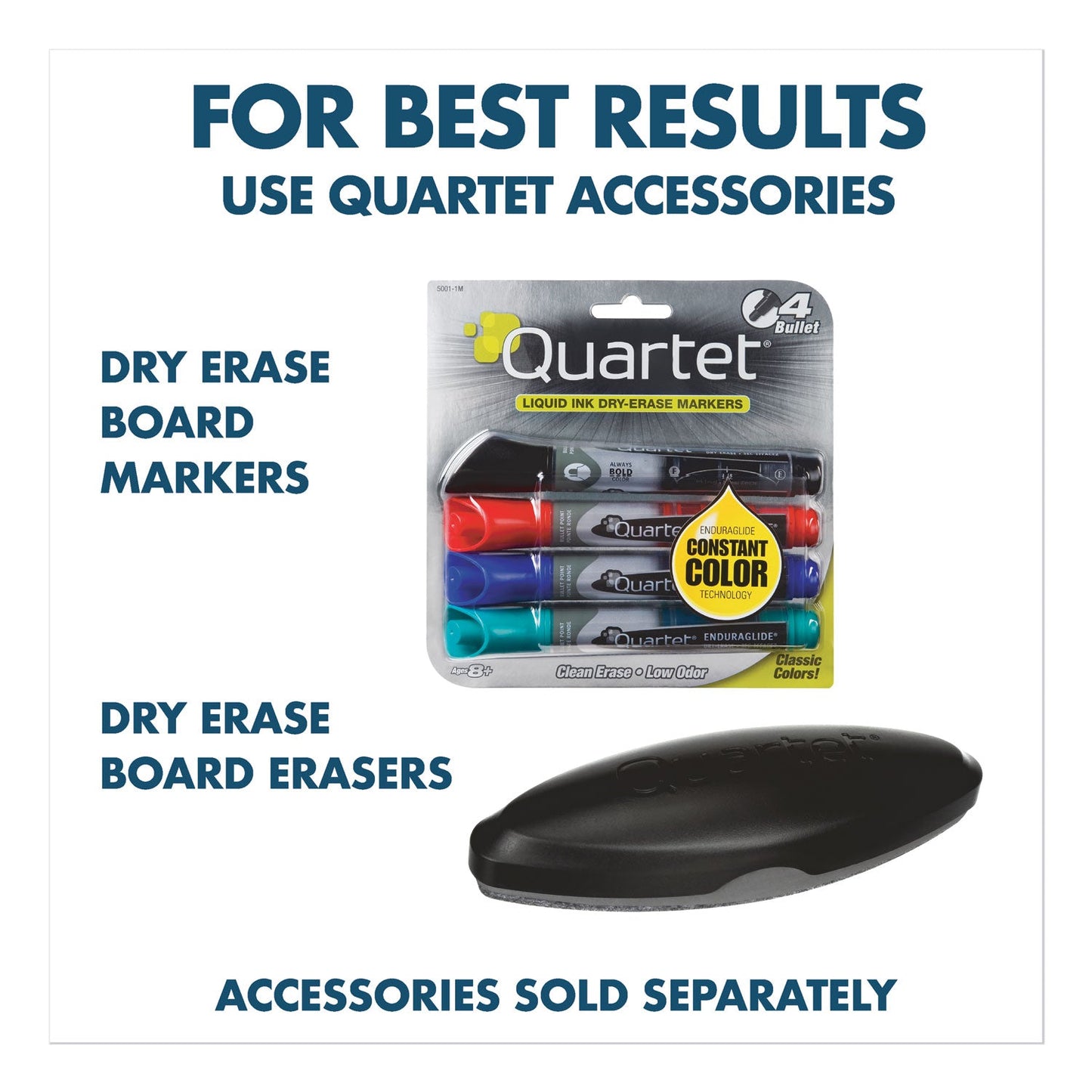Quartet Classic Porcelain Magnetic Whiteboard, 60 x 36, Black Aluminum Frame