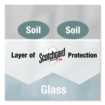Mr. Clean Glass and Multi-Surface Cleaner with Scotchgard Protector, Apple, 1 Gal, Ready-To-Use