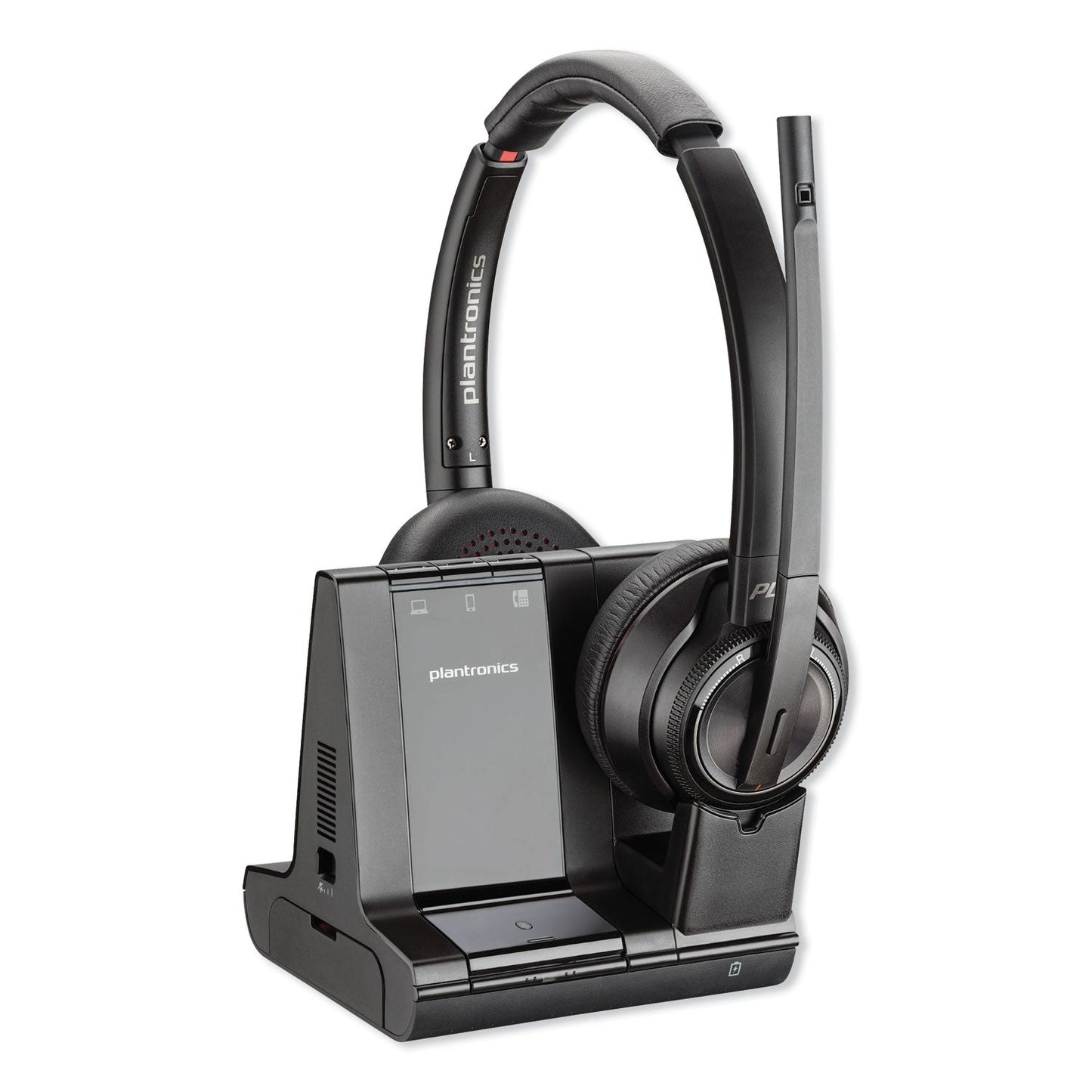 poly Savi W8220 Binaural Over-the-Head Headset